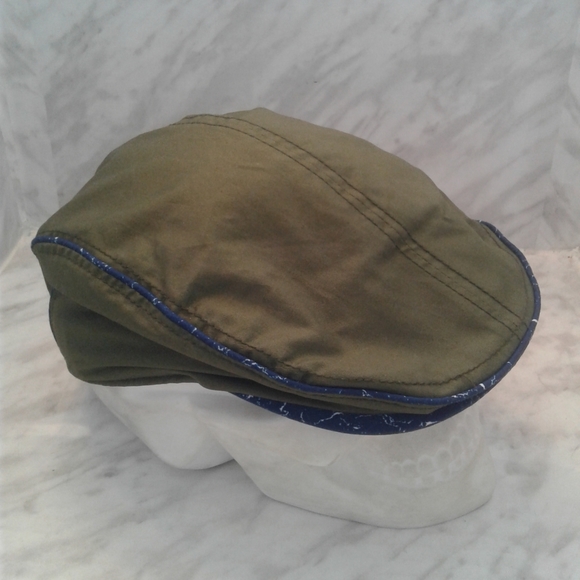 NWT Original Penguin Driving golf newsboy Cap Hat Cotton Adjustable strapback - Picture 3 of 4